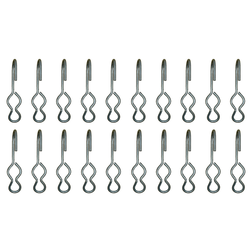 Twenty New Heavy Duty S/J Hooks For Securing Cargo Truck Tarps Canvas Covers
