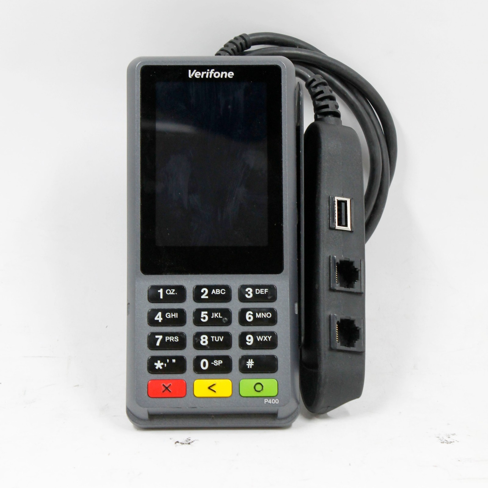 VeriFone P400 Plus Payment Terminal (Pin Pad) PN:M435-003-04-WWB-5 - W/ CHARGER