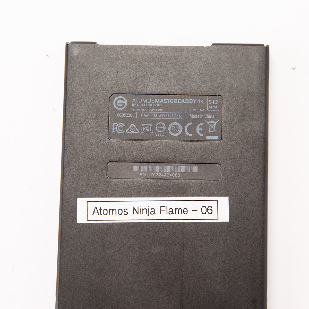 G-Technology Atomos 512GB 4K Master Caddy SSD Solid State Drive - SKU#1969751