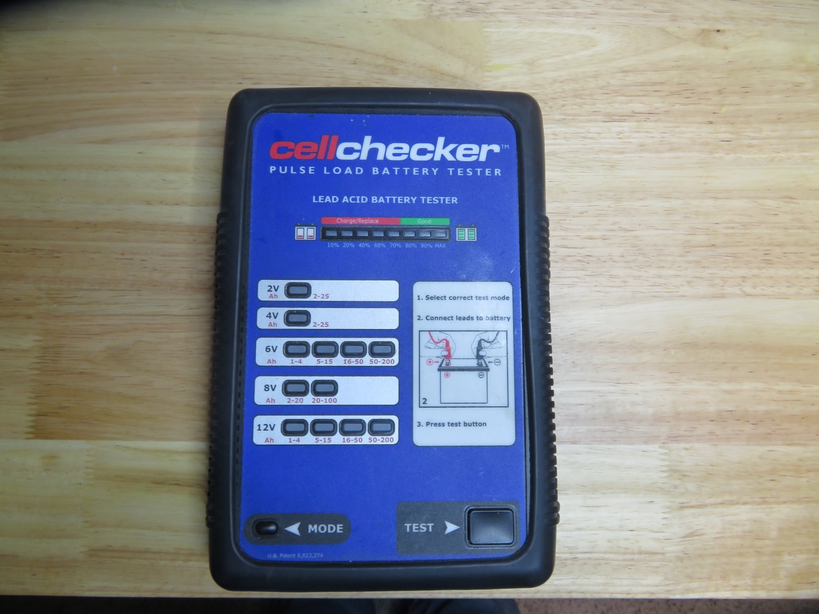 Cell Checker CELL03 Pulse Load Lead Acid Battery Tester