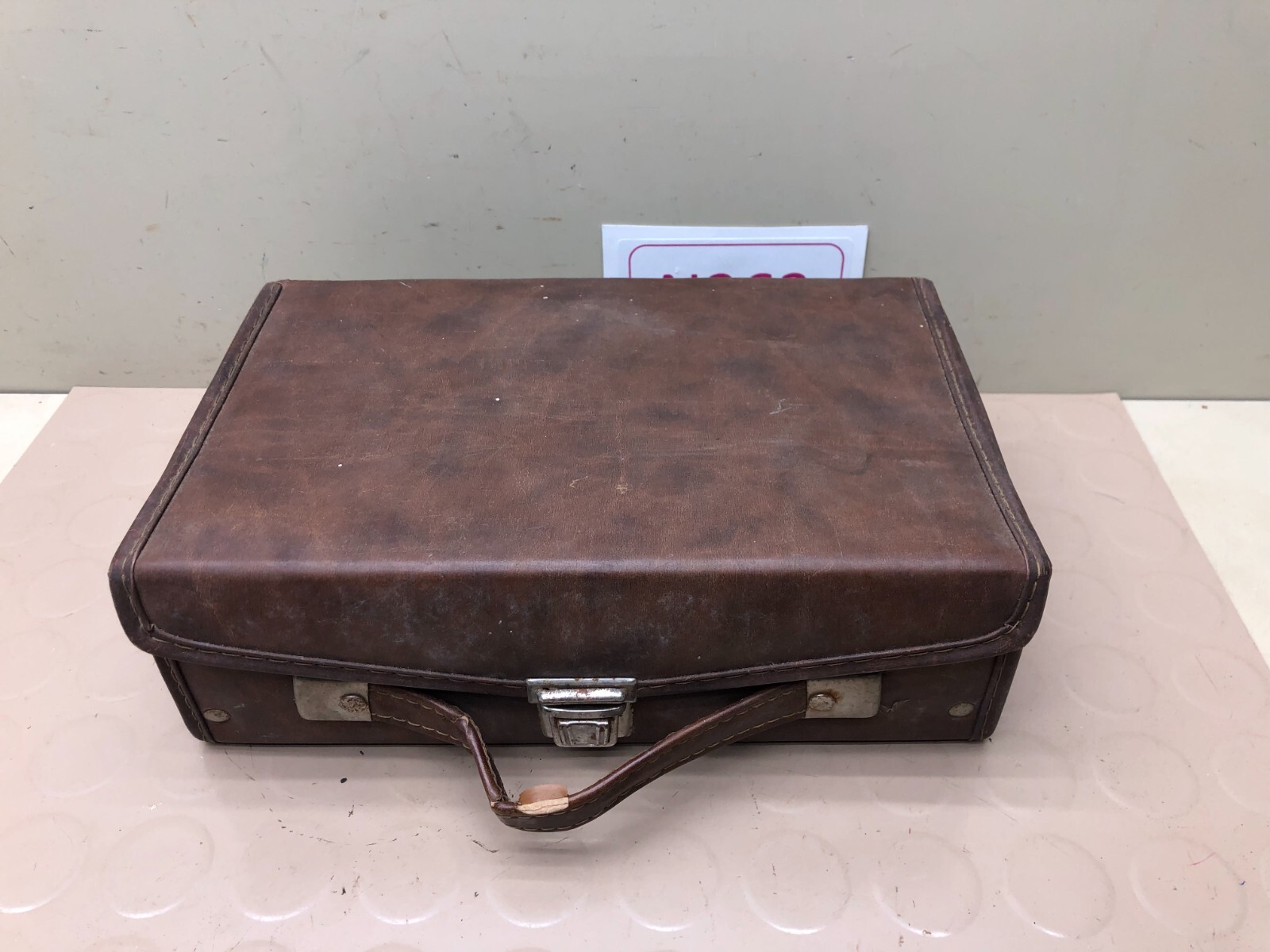 Cassette Tape Holder Carry Case Storage Briefcase-Service MFG USA Vintage