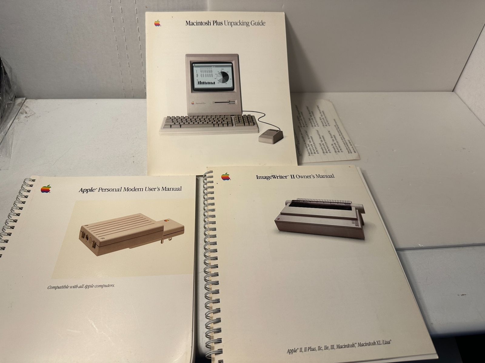 Vintage Apple 1980's User Guide / Manual Lot of 3
