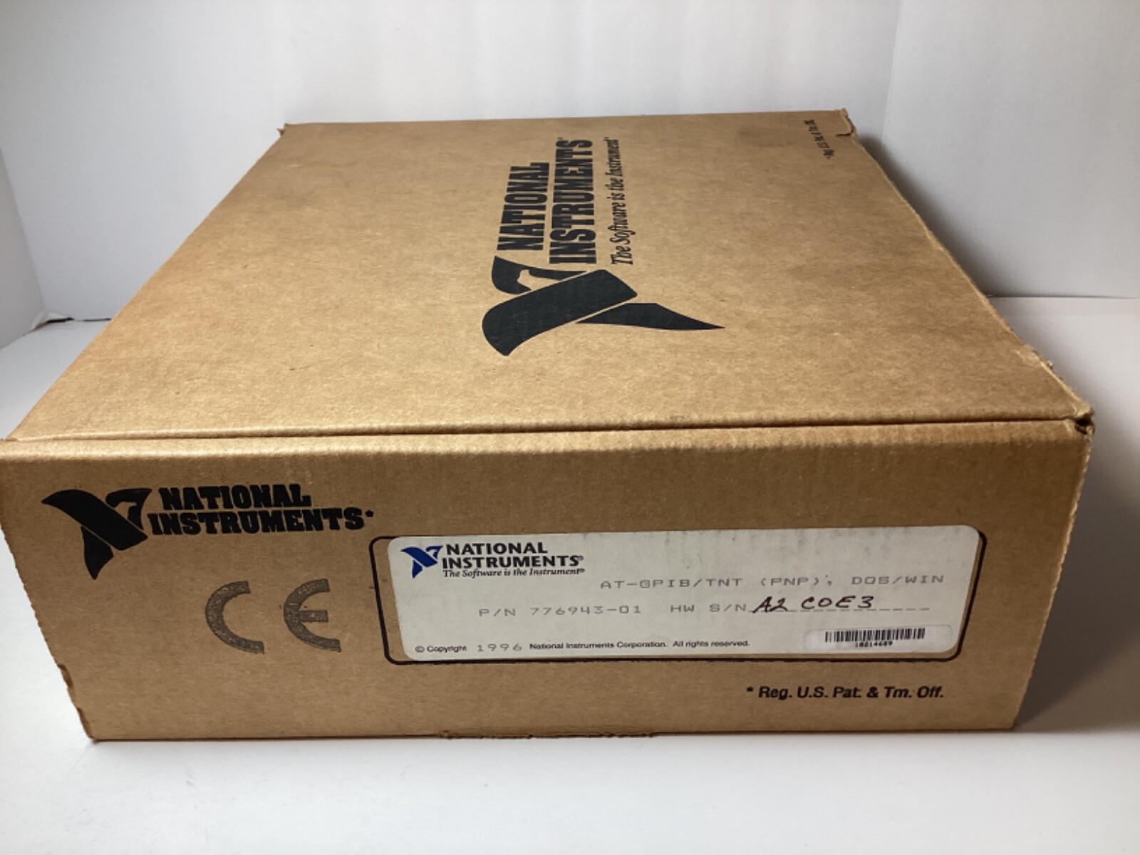 National Instruments Software GPIB/TNT NI-488.2 Software Manuals Disk 1995 Vtg