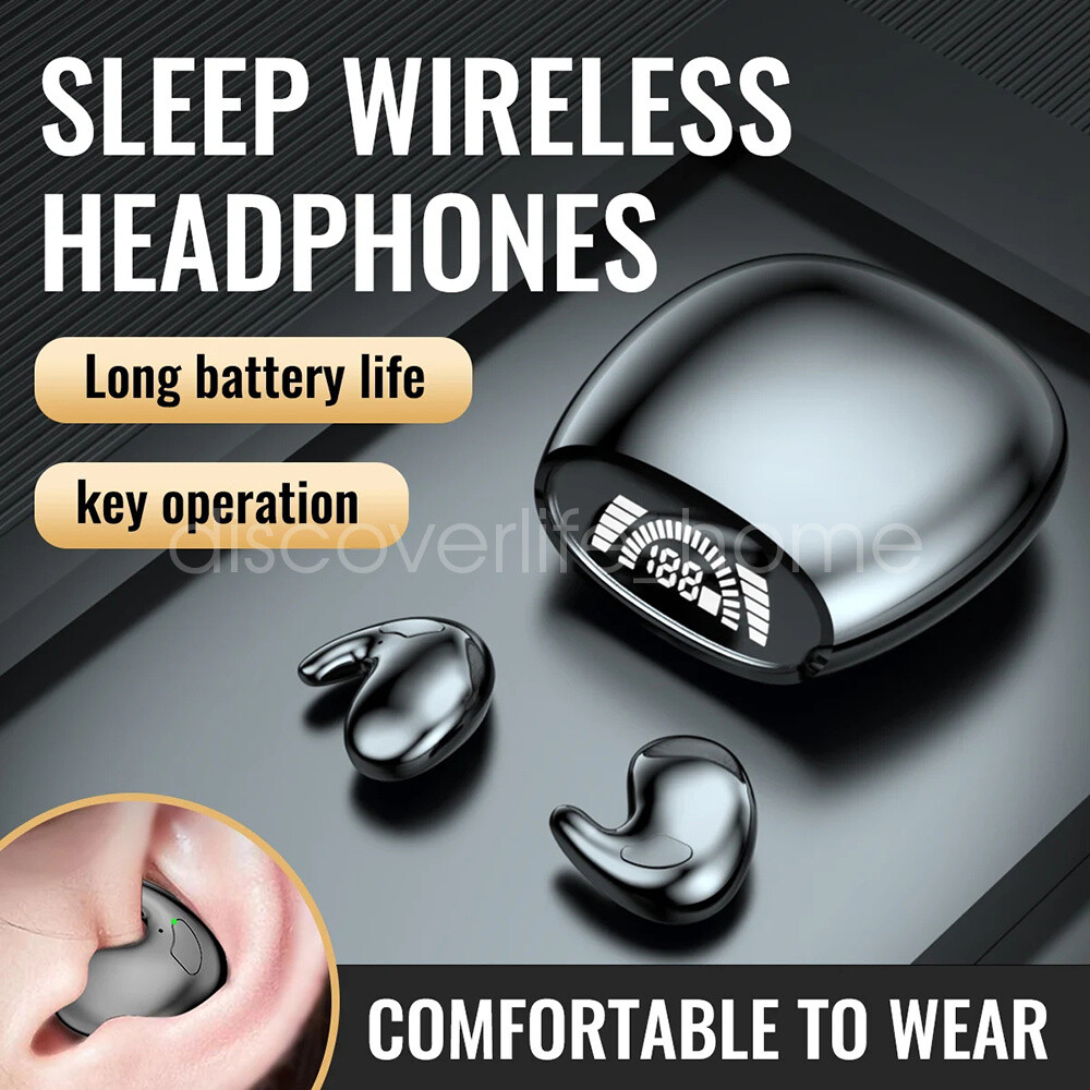 NEW Invisible Earbuds Micro Bluetooth Earbuds Sleep TWS Wireless Earphones Mini