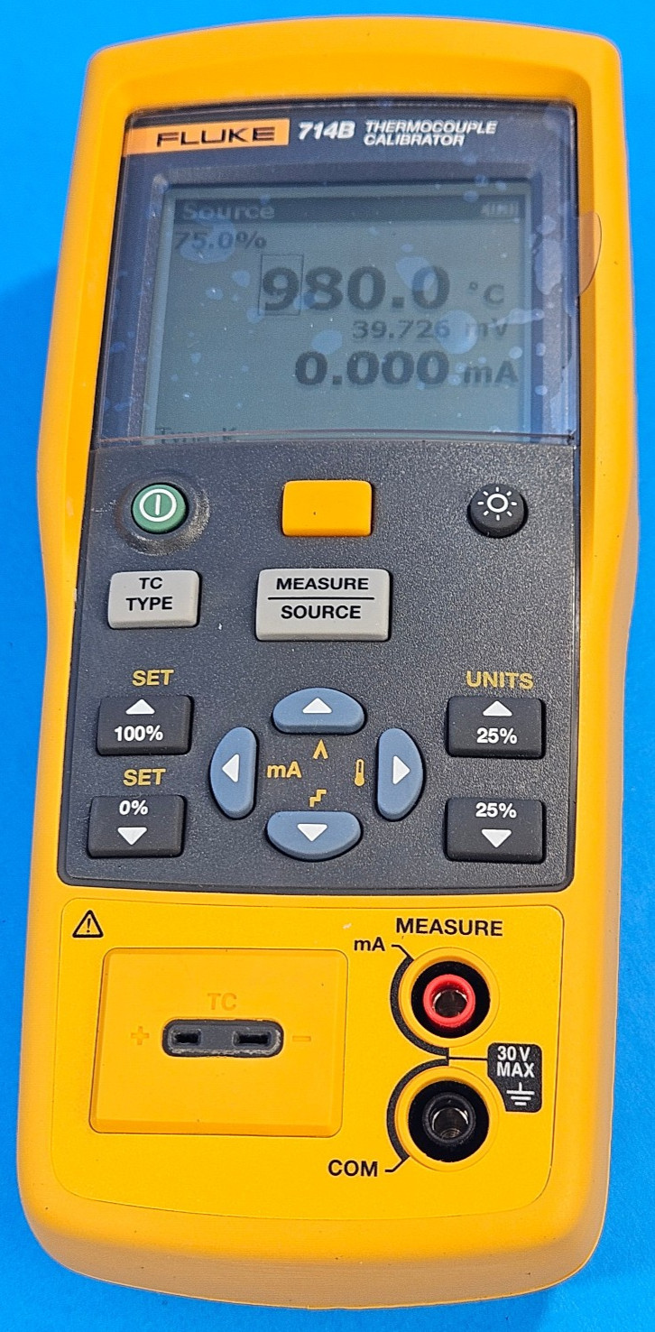 Fluke 714B Thermocouple Industrial Process Calibrator Meter Multimeter