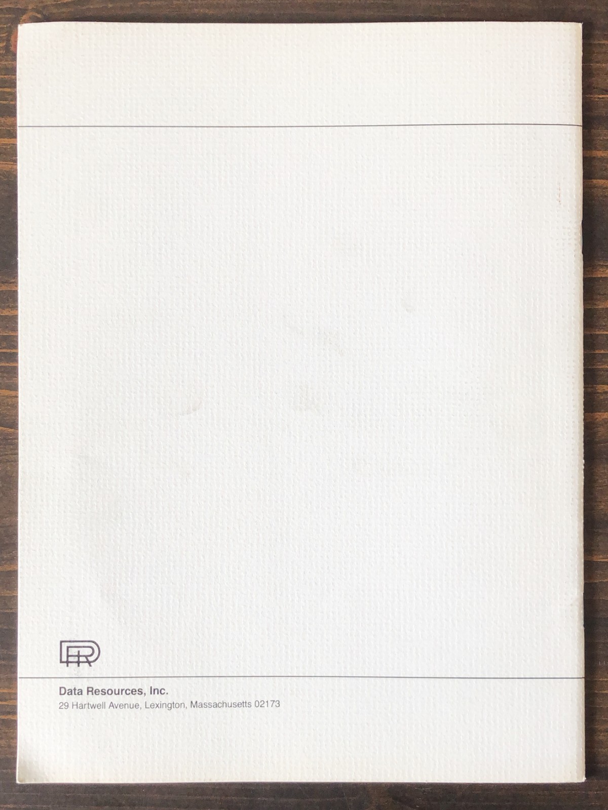 1976 Data Resources, Inc. Annual Report