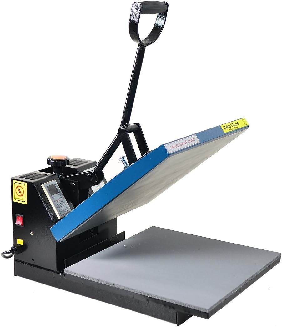 Digital Heat Press 15 x 15 Sublimation Rhinestone Heat T-Shirt Machine15x15 B/BL