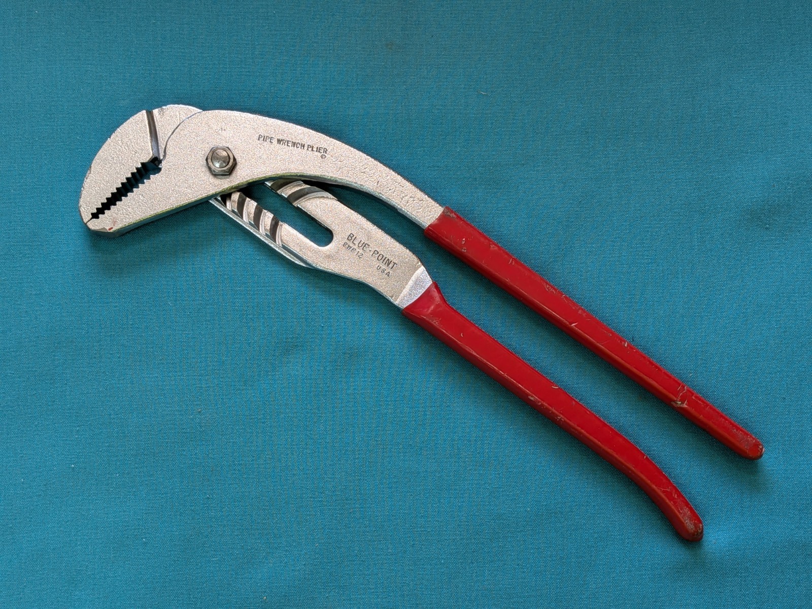 BLUE POINT # PWP12 Adjustable 12" Tongue and Groove Pipe Wrench Pliers USA
