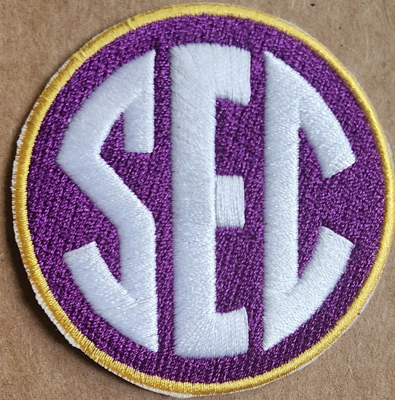 LSU Tigers SEC Football Conference embroidered Iron on patch