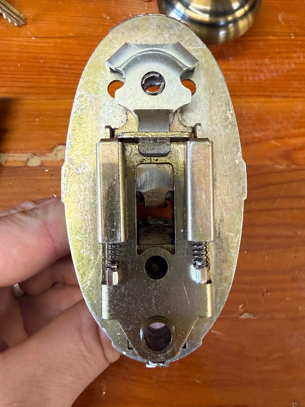 Schlage E Series Handleset~Front Entry Door Lock & Handle - Vintage