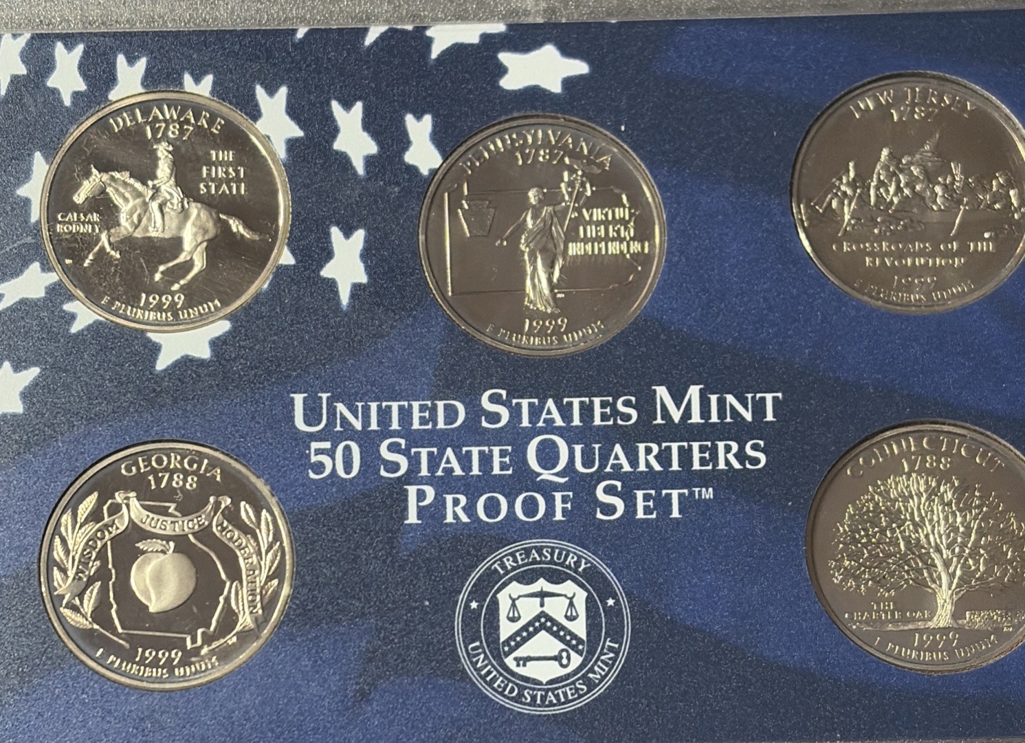 1999 US Proof Set - 9 Coin Set