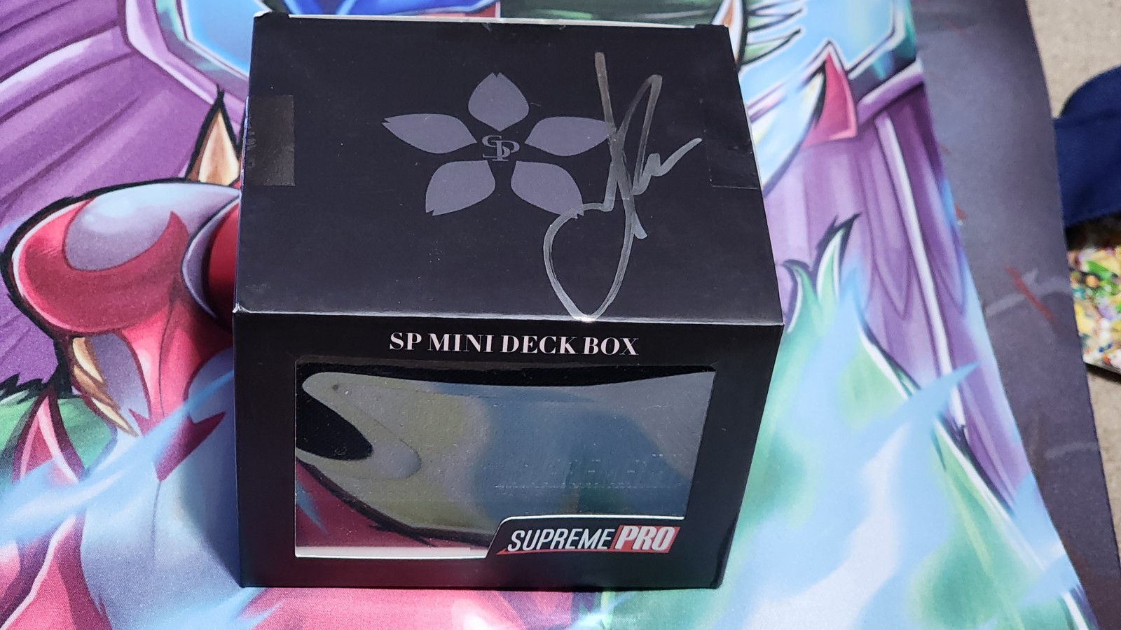 TSX1 Signed Supreme Pro Black Onyx Mini Deck Box Team Samurai X1