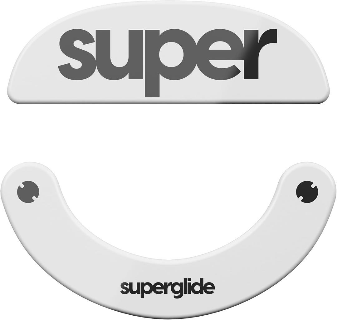 Pulsar Superglide 2 Glass Mouse Skates X2 X2V2 X2H X2A White Feet