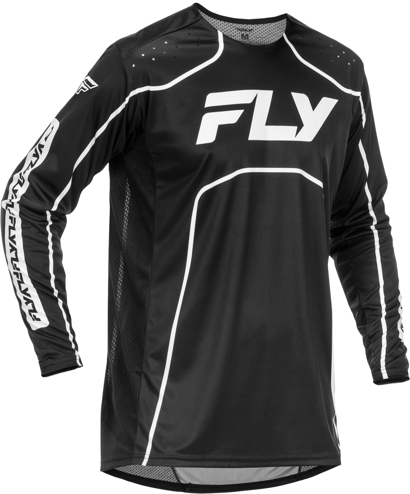 FLY RACING - Rayce Bicycle Jersey Black/White XL | 379-050X