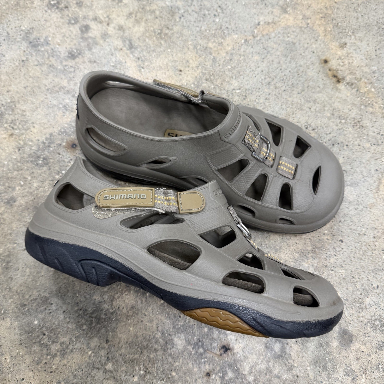 Shimano Evair Marine Fishing Sandal Water Shoes Mens Sz 7