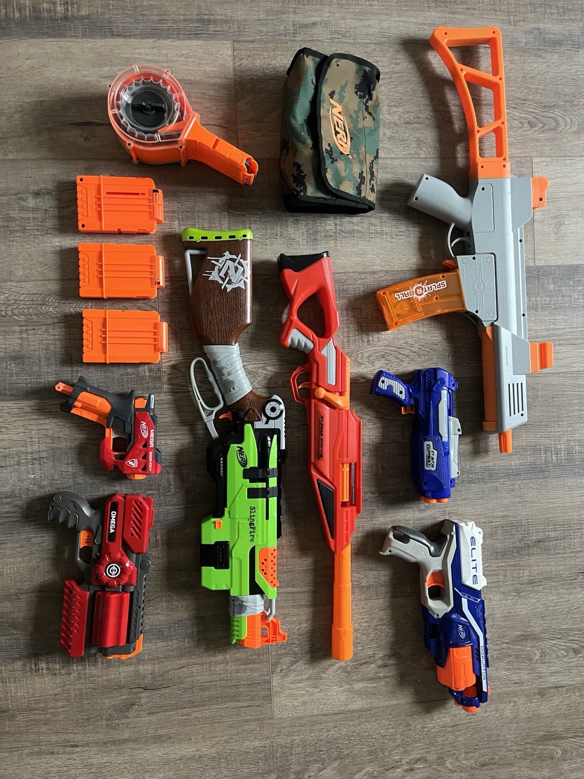 Need Guns W/ Ammo And Ammo Pouch Splat R Ball Gun Working No Charger