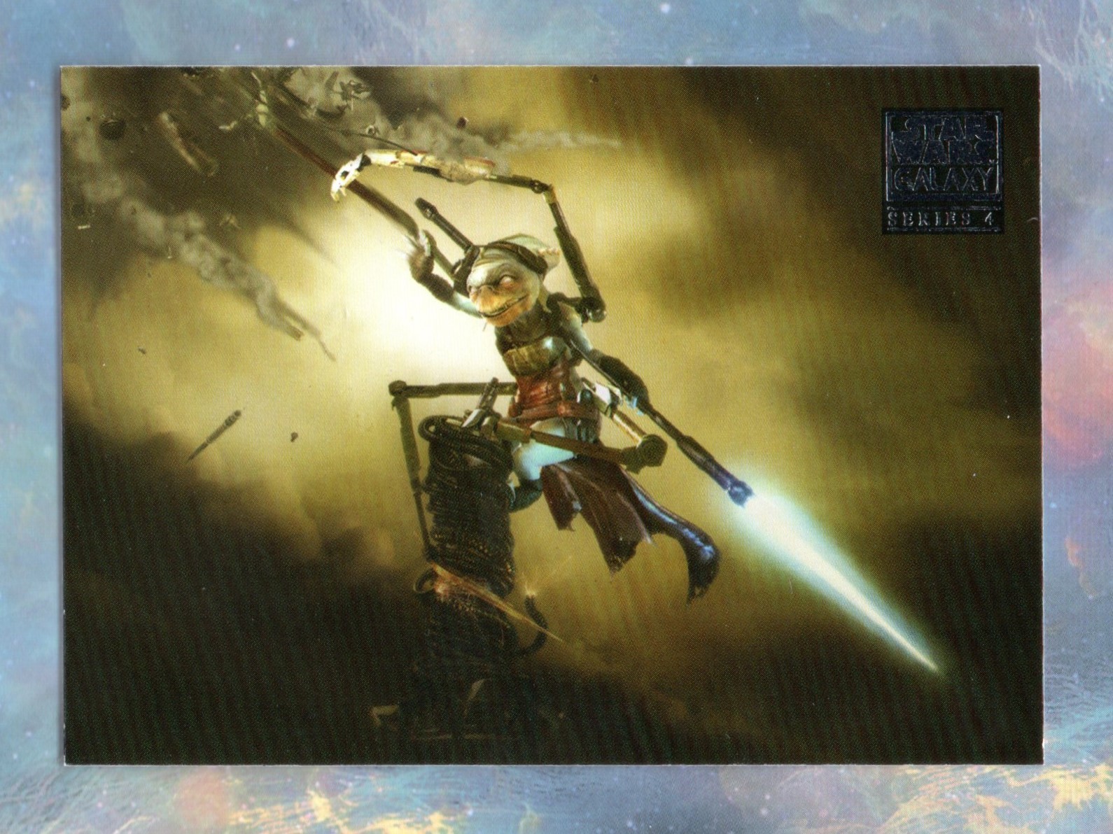 2009 Topps Star Wars Galaxy Series 4 BASE Card #117 / SURVIVAL OF KAZDAN PARATUS