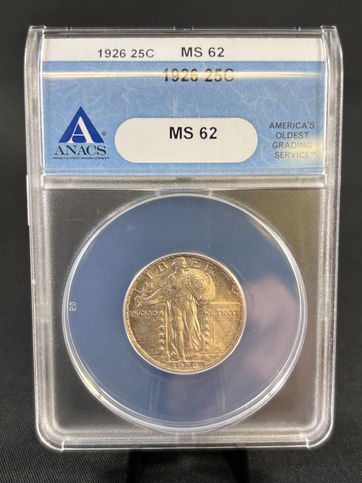 1926-P Standing Liberty Quarter - ANACS MS 62 -