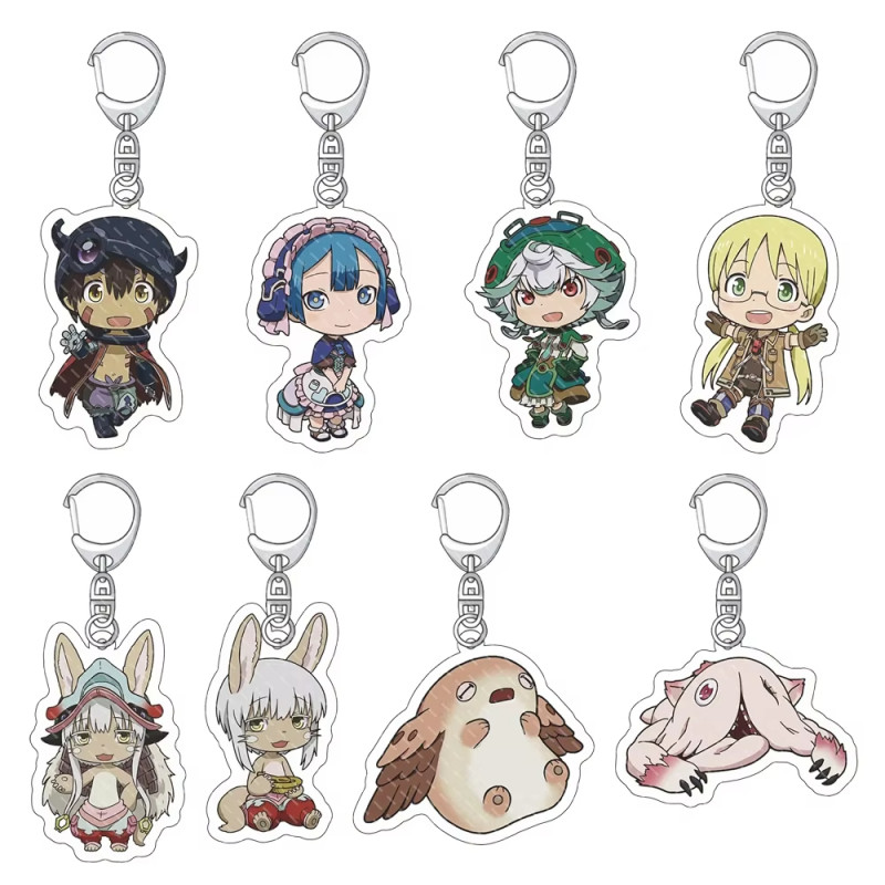 1pc Nanachi Anime Made in Abyss Acrylic Cute Keychain Pendant Keyring Gift