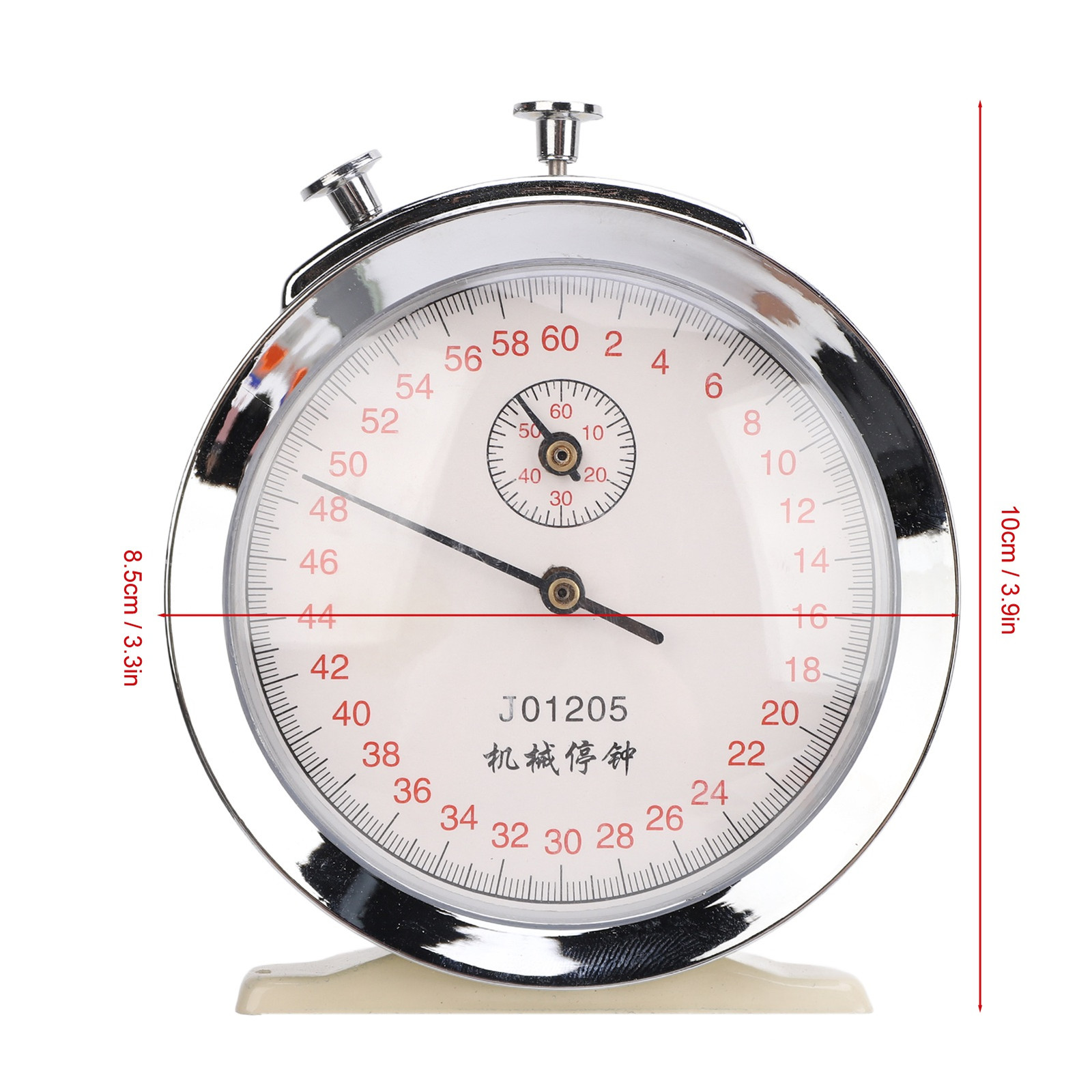 Mechanical Stopwatch Round Dial 0.2s 60 Second Sports Count Timer Tool Part