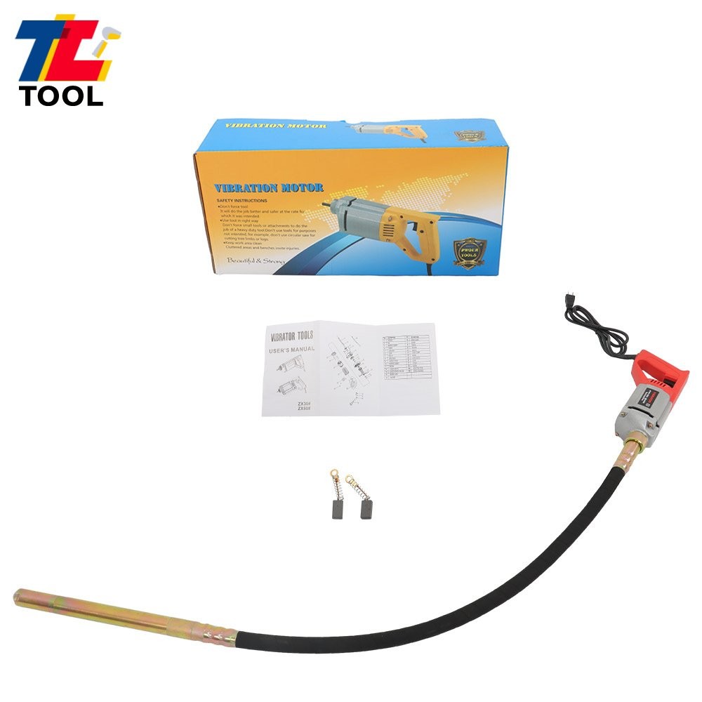 1300W Concrete Vibrabrater 110V With 5 Feet Long Shaft Concrete Tool