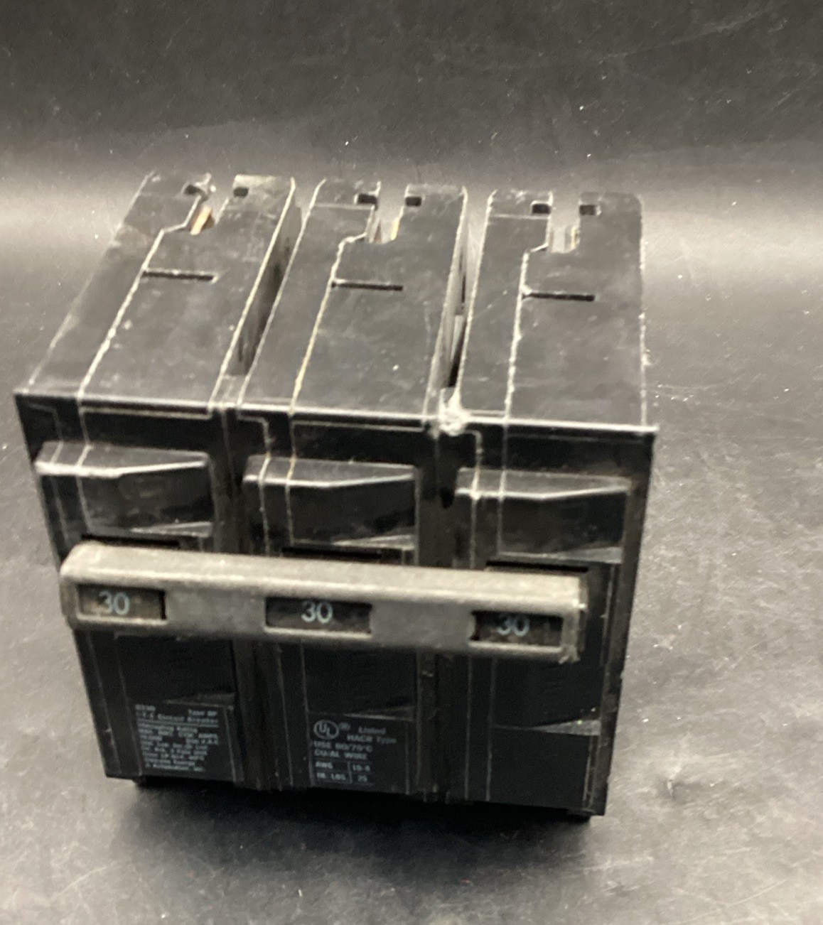Used ITE Q330, 30 Amp, 240 Volt, 3 Pole, Circuit Breaker