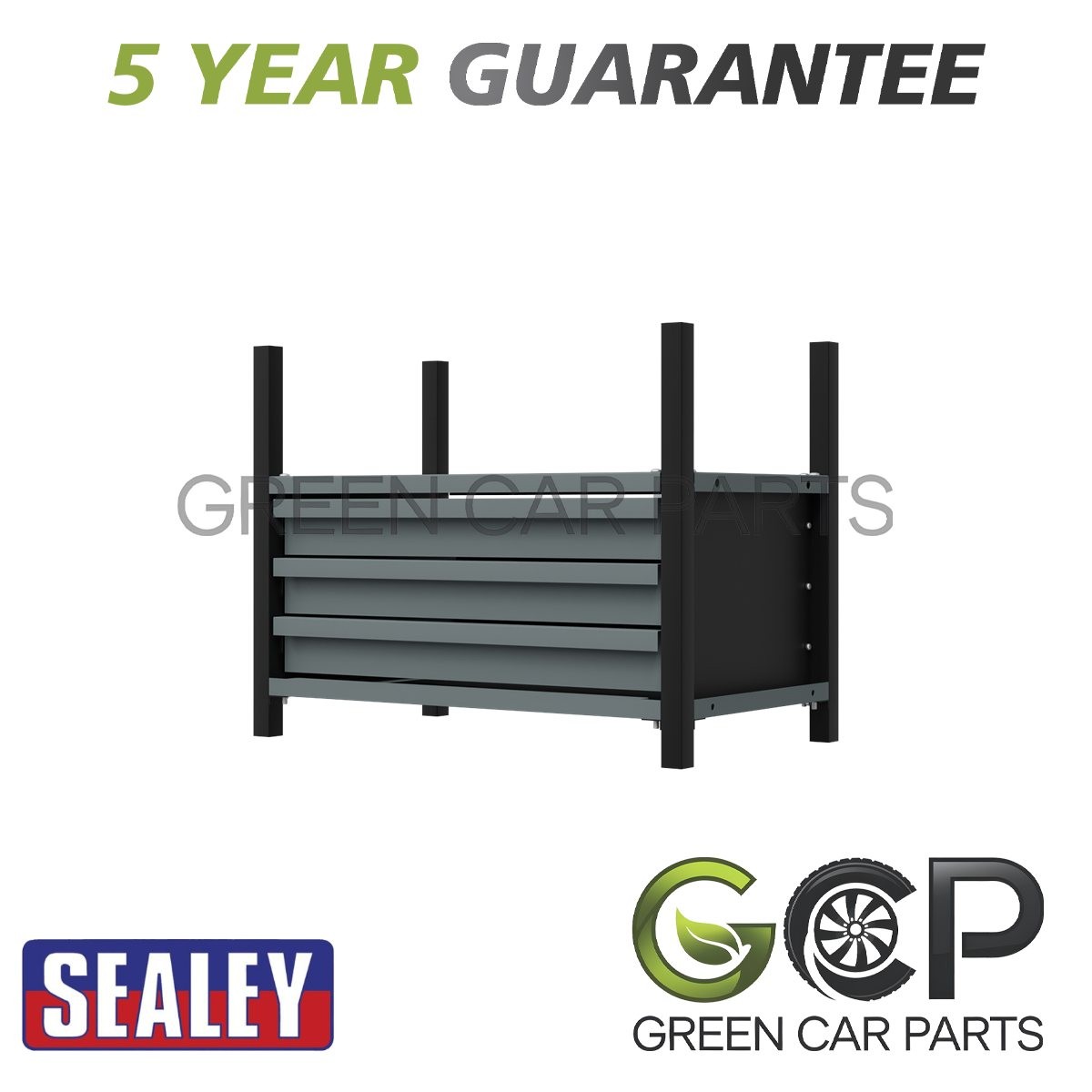 Sealey Modular Storage Mid Unit 3 Drawer & 1 Shelf 580mm APMRM2