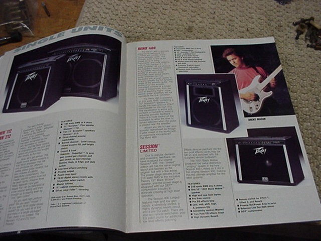 Peavey Electronics Amplifiers Catalog 1990 tweed classic amps 45 pages