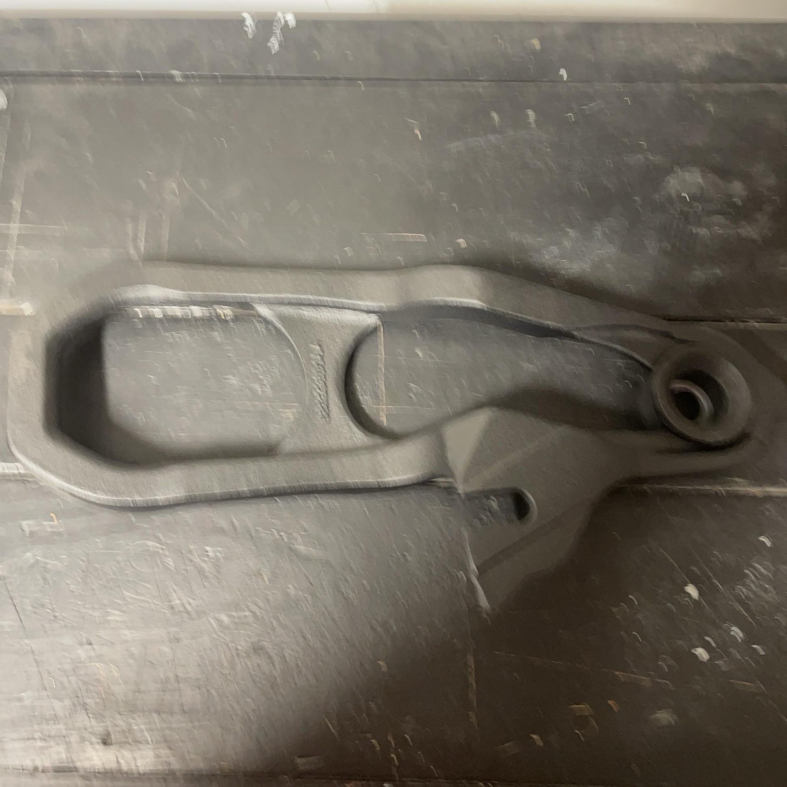 ​19-26 Ram 1500 Front Left Driver Tow Hook Black OEM Mopar 68272945AB