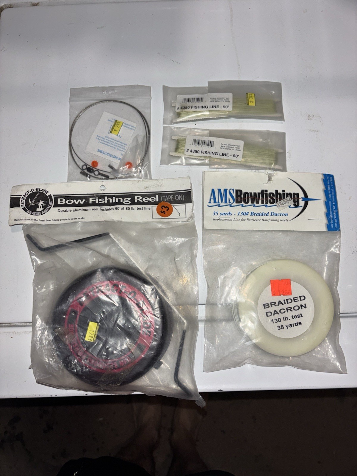 Tape Or Strap Bow Fishing Reel Set