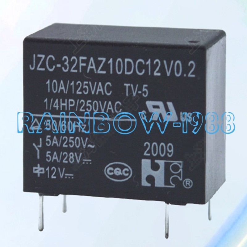 10PC FOR Electromagnetic power relay module JZC-32FAZ10DC12V 50/60Hz