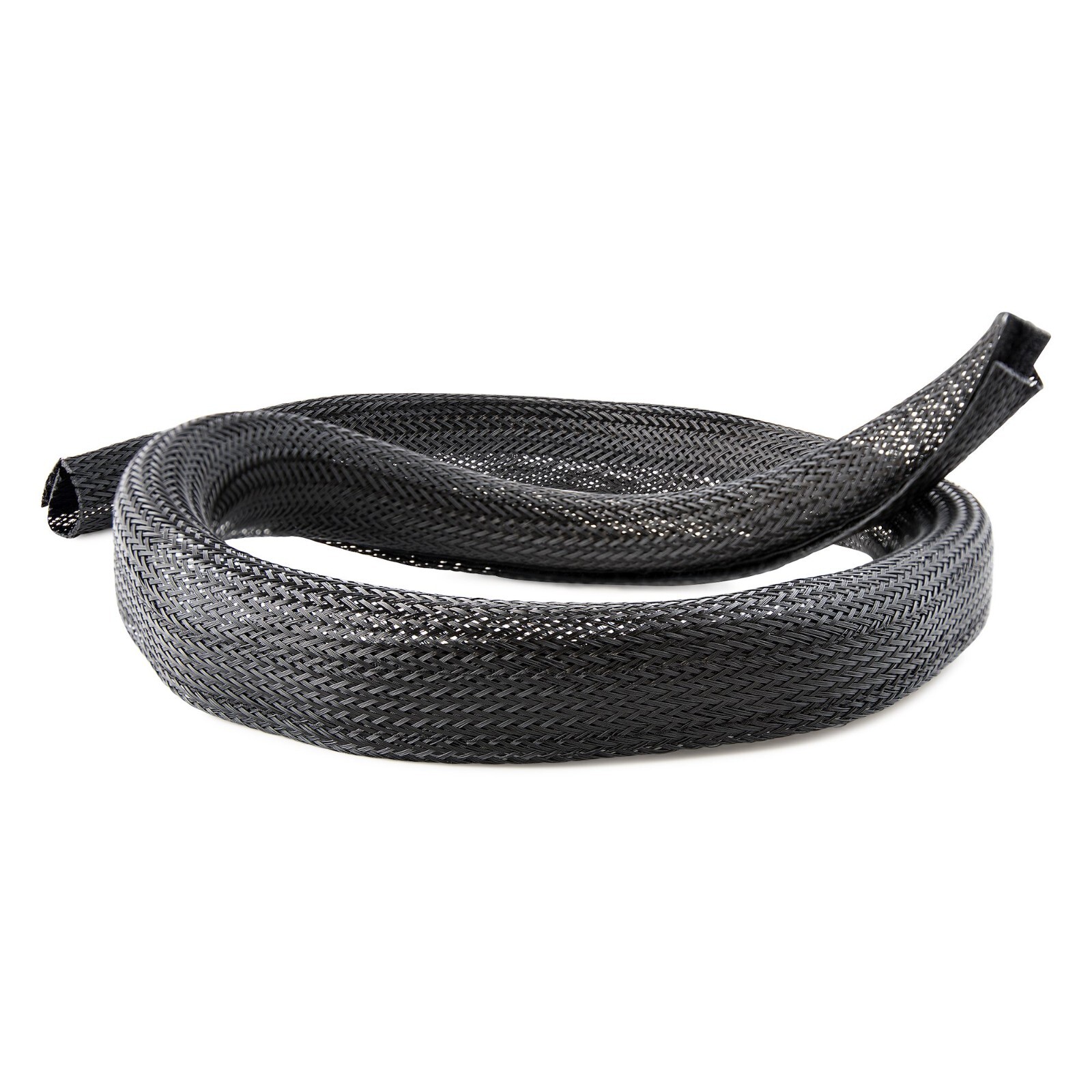 StarTech WKSTNCMFLX 10ft (3m) Cable Management Sleeve, Braided Mesh Wire Wraps/