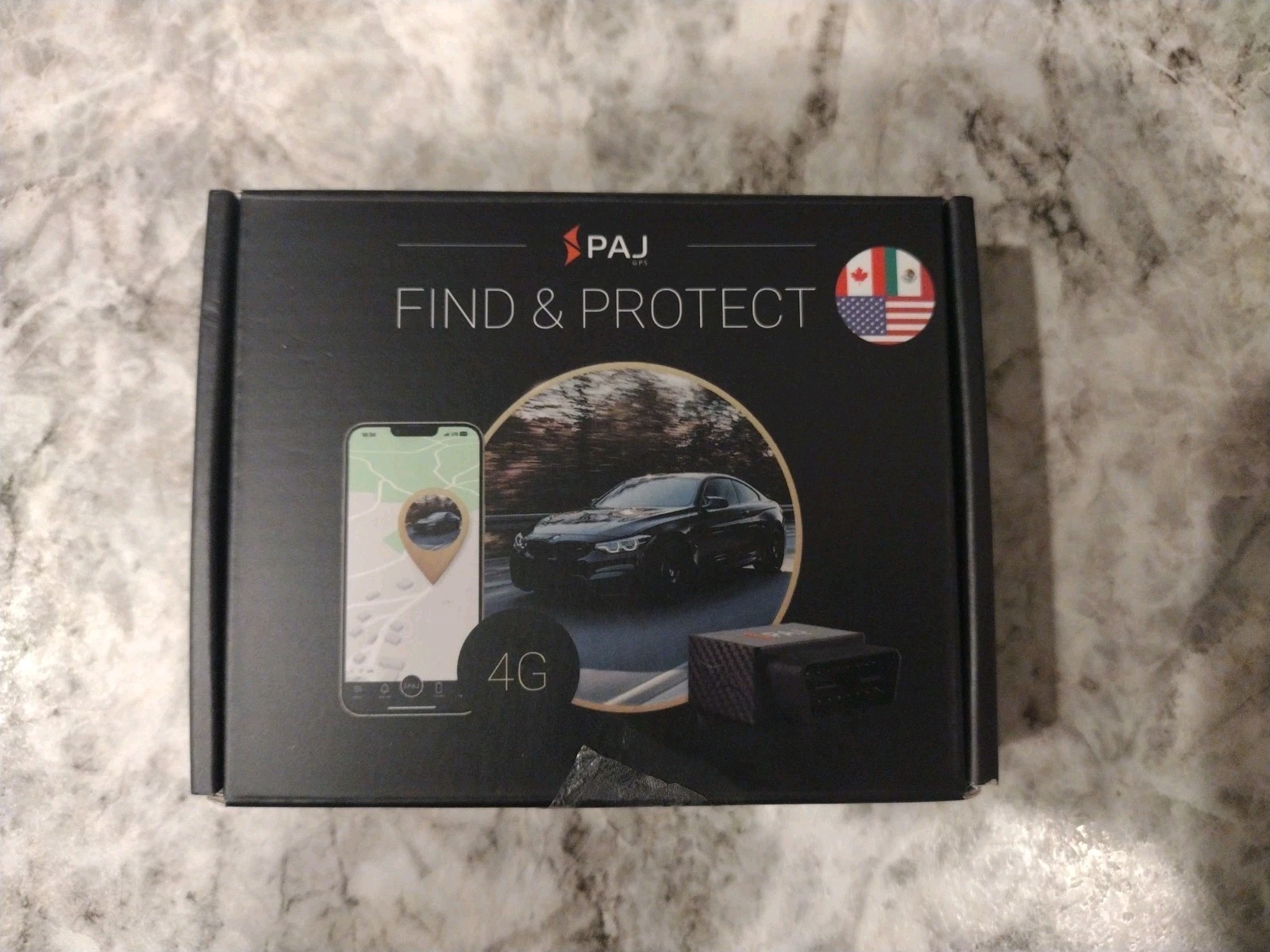 PAJ Car OBD Finder 4G 2.0 GPS Tracker – USA Version (Open Box)