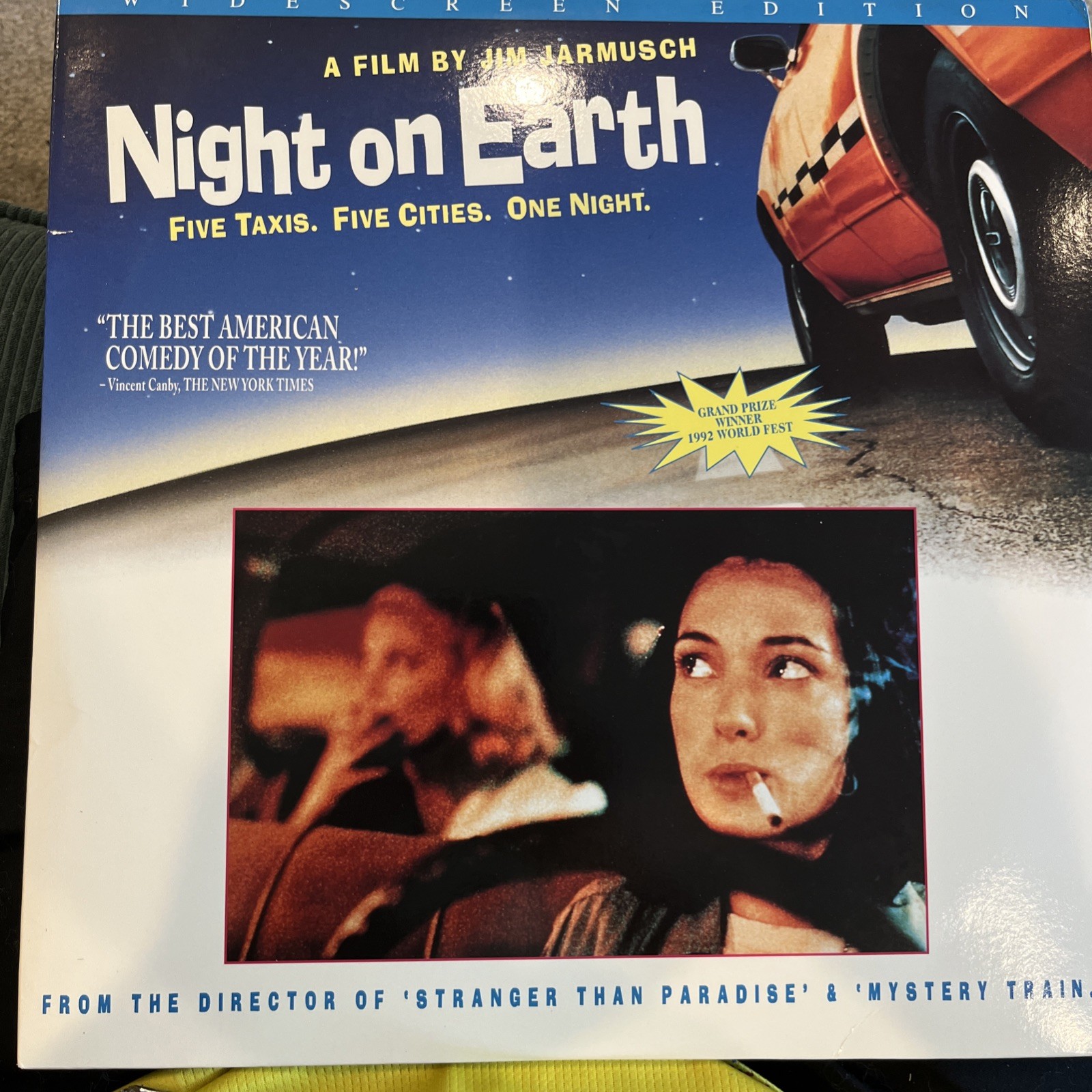 Night On Earth (1991) Laserdisc 1992 Widescreen Edition 2-Disc Set  (FL 12)