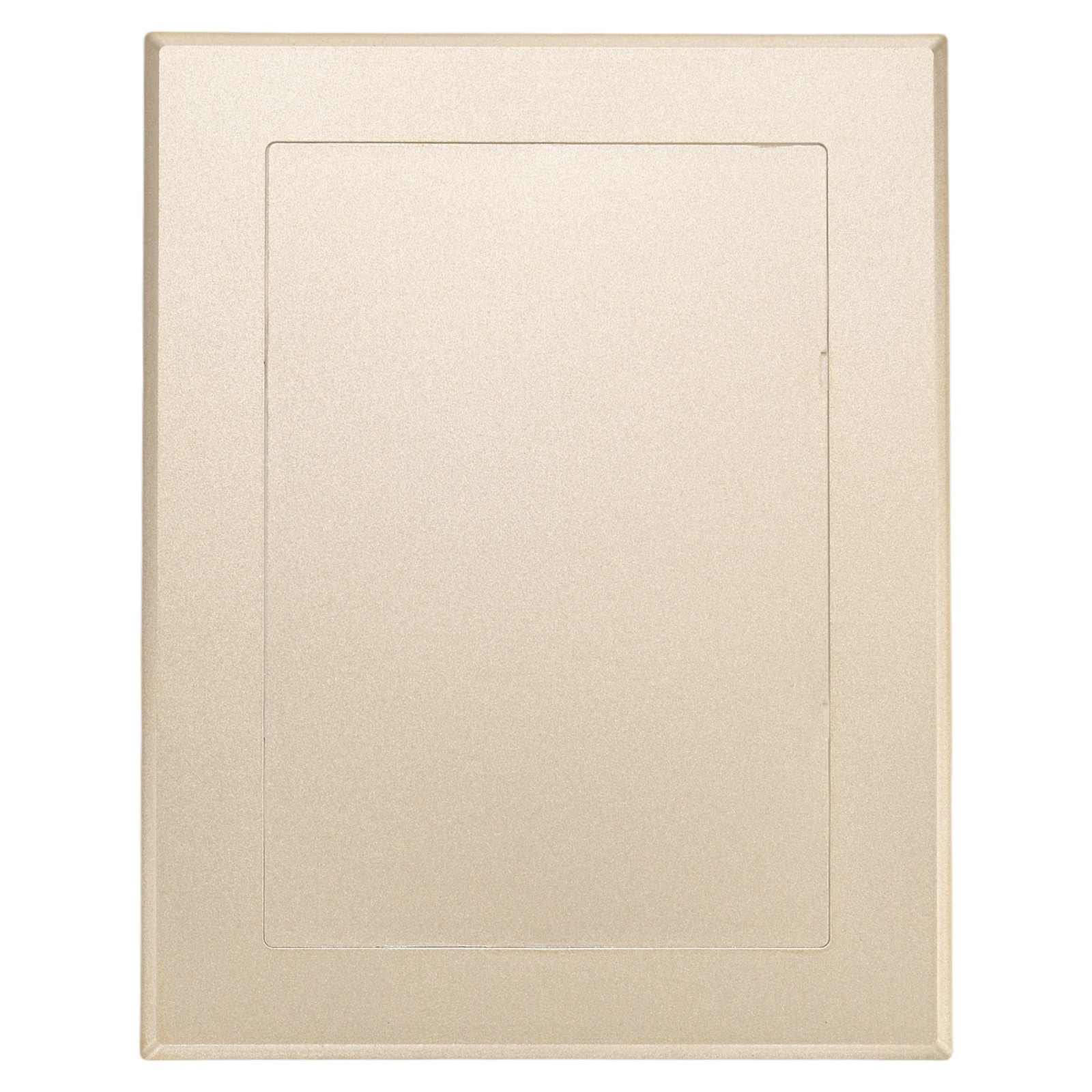 1-Pack Access Panel for Drywall, 7x5" Plastic Removable [Gold Tone, Rectangle]