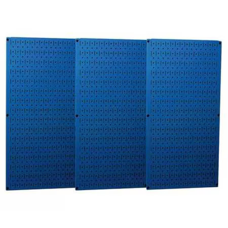 Wall Control 35-P-3248Bu Pegboard Panel, Round 1/4 In Holes, 1 In Hole Spacing,