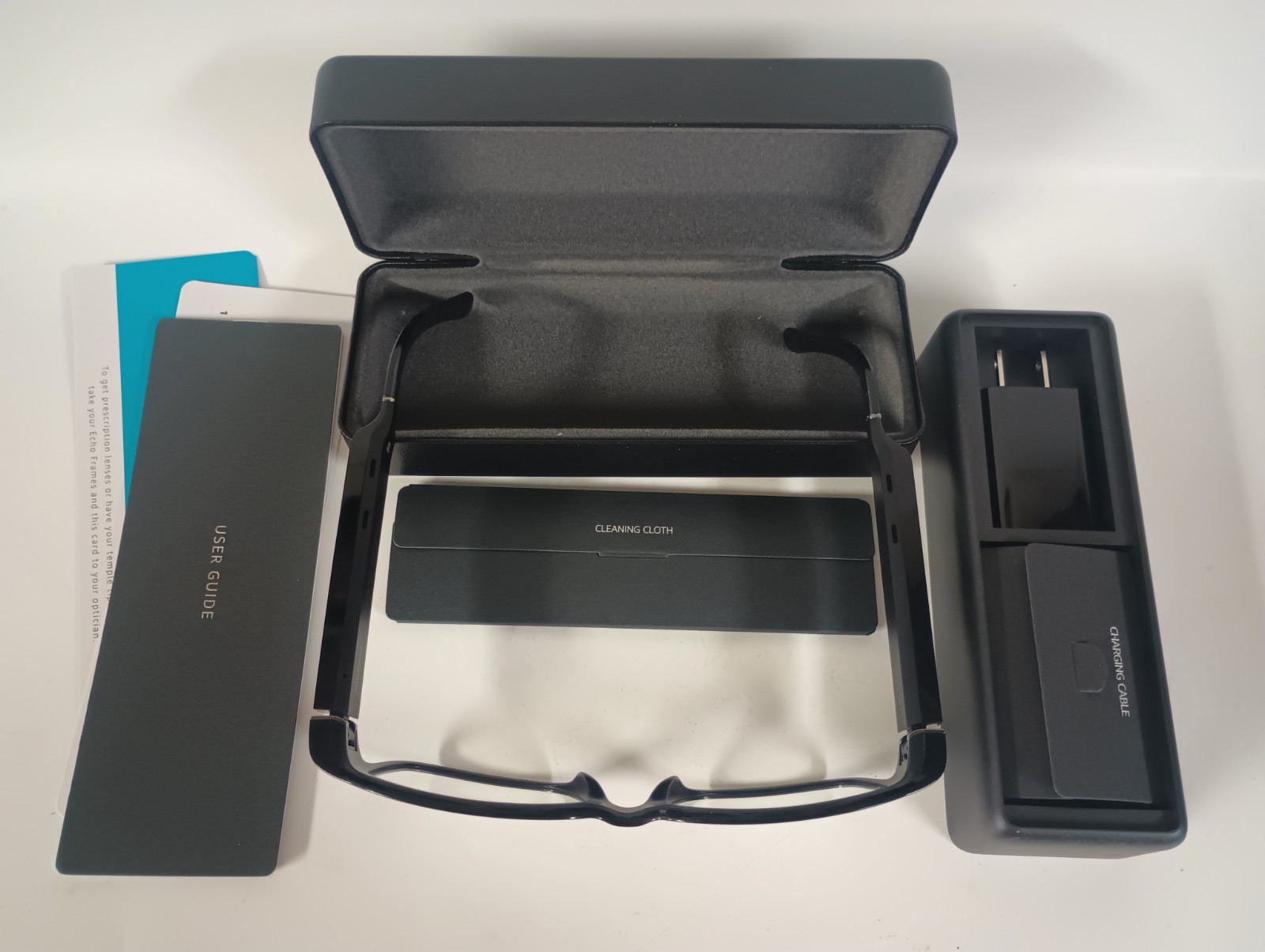 Amazon Echo Frames 2nd Generation Rectangle Smart Glasses Charger