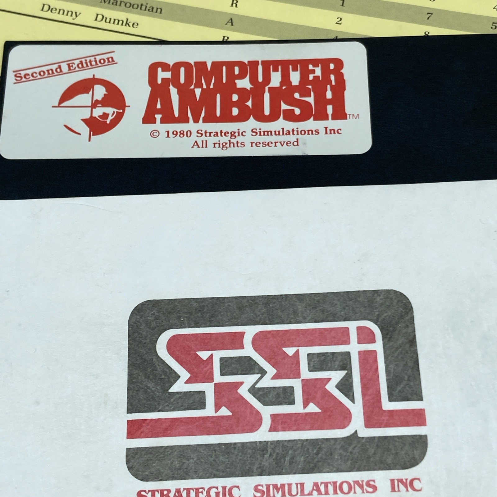 SSI Computer Ambush 2nd Ed Big Box CIB [Platform Name] - Complete