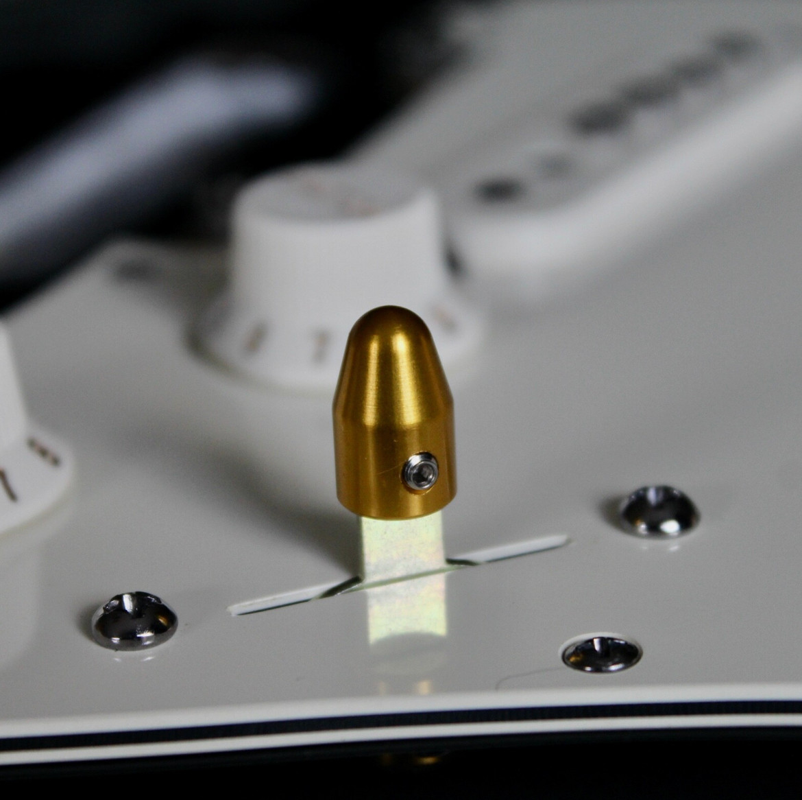 Strat Style switch tip, Aztec Gold