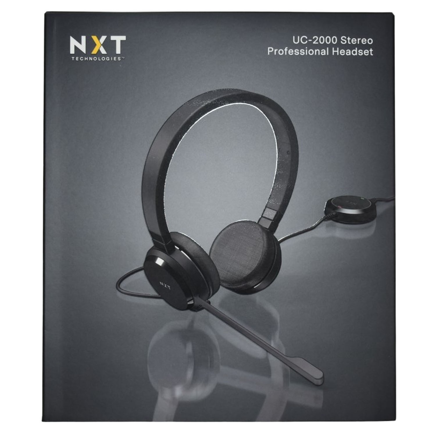 NXT Technologies UC-2000 NX55445 Noise-Cancelling Stereo Headset with Microphone