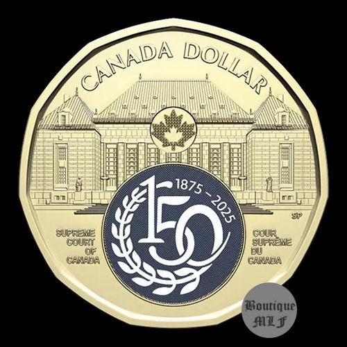 Canada 2025  $1 Commemorating 150 Years of the Supreme Court UNC from roll