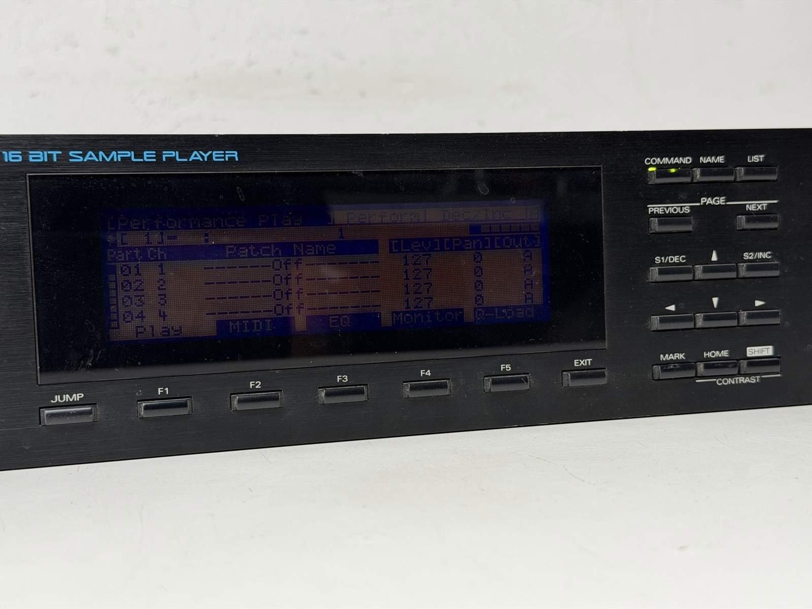 Untested Fully - Dim Display - Roland SP-700 Digital Sampler Playback Module