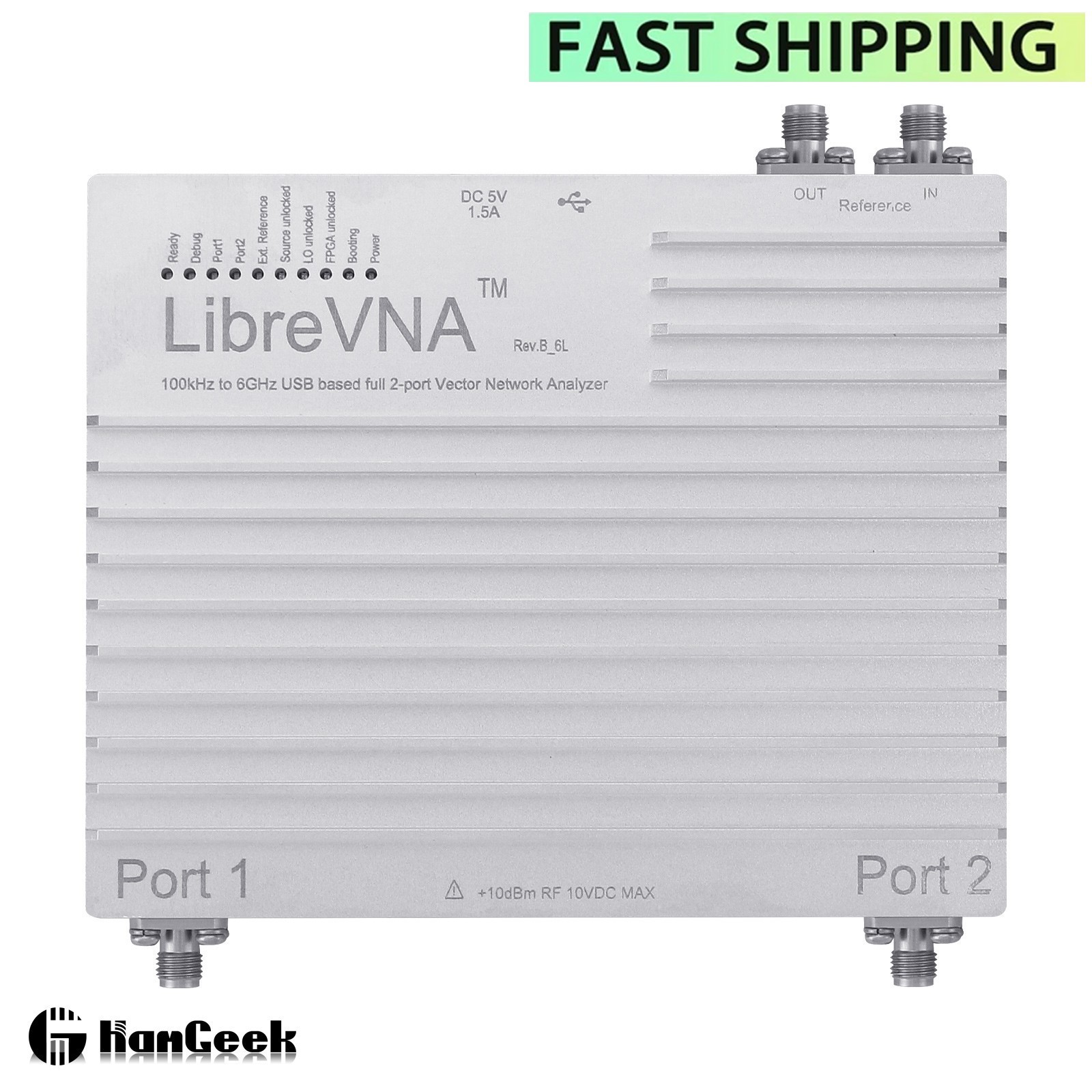 2025 Upgrade LibreVNA 100KHz-6GHz USB Based Full 2-Port Vector Network Analyzer