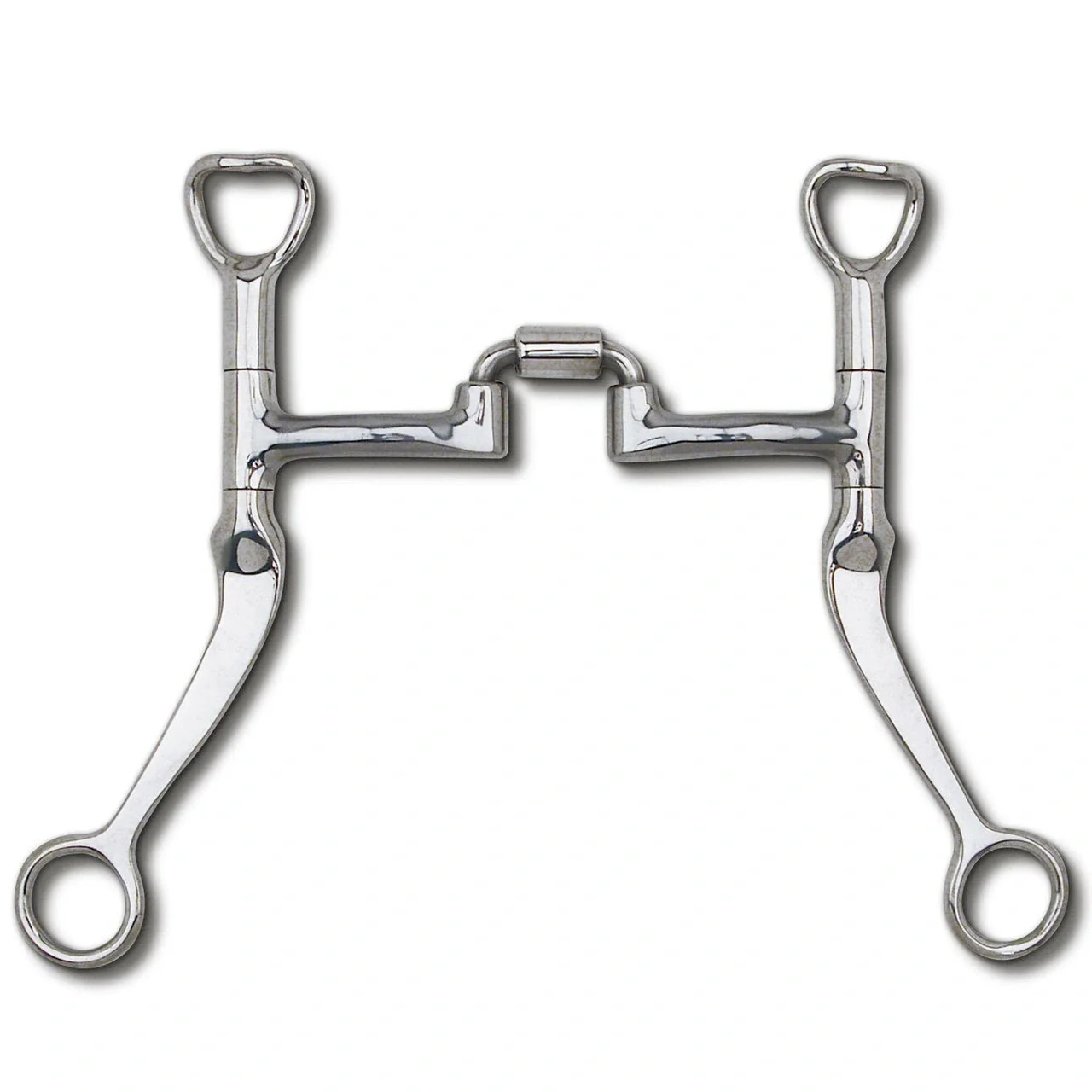 Myler MB 27PB Sweet Iron Correctional Bit with Copper Inlay - 7-inch Stainless