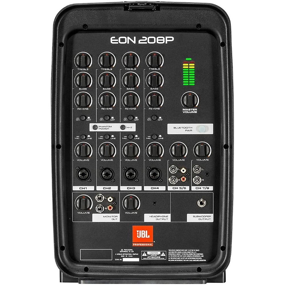 JBL EON208P 300W Packaged PA System LN