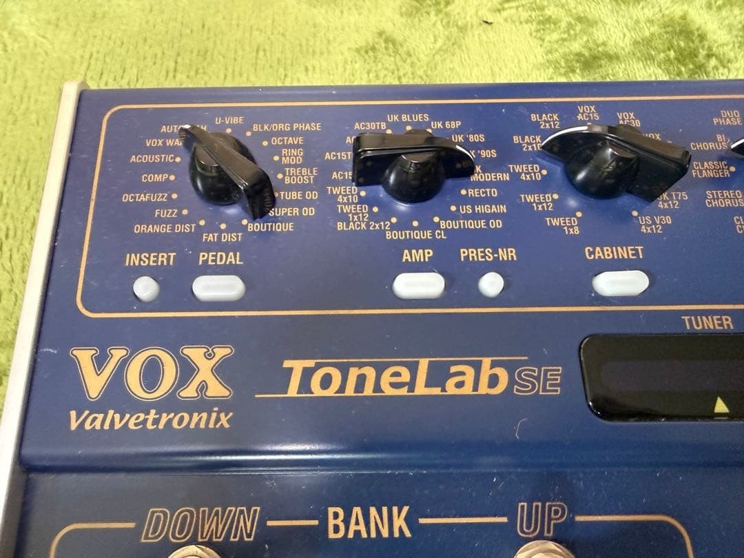 VOX ToneLab SE Guitar Multi Effects Processor Pedal AC Adapter Manual Sound
