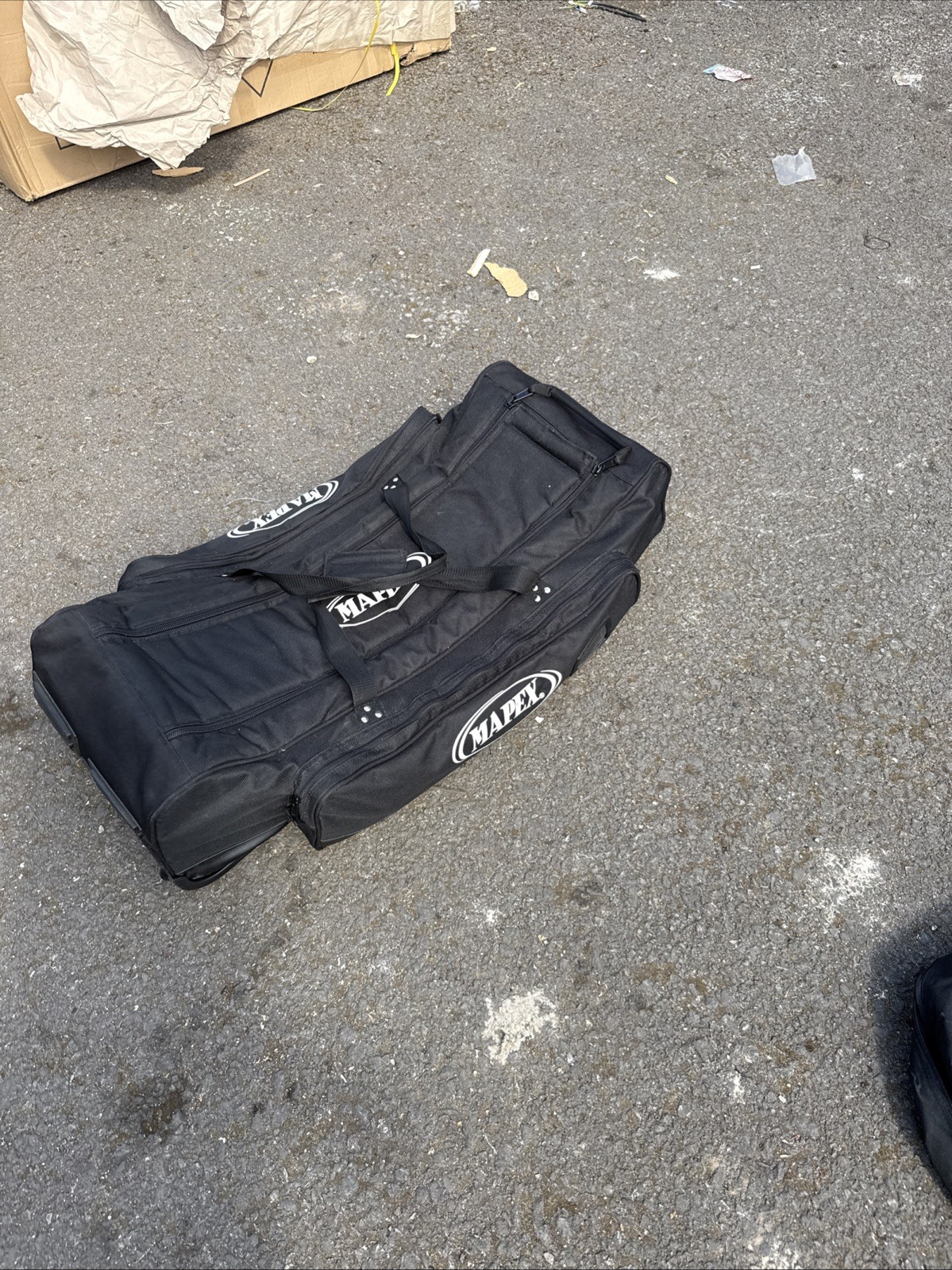 Mapex - Roll Along Hardware Bag With Wheels, Double-Zipped Top Pocket. Free P&P