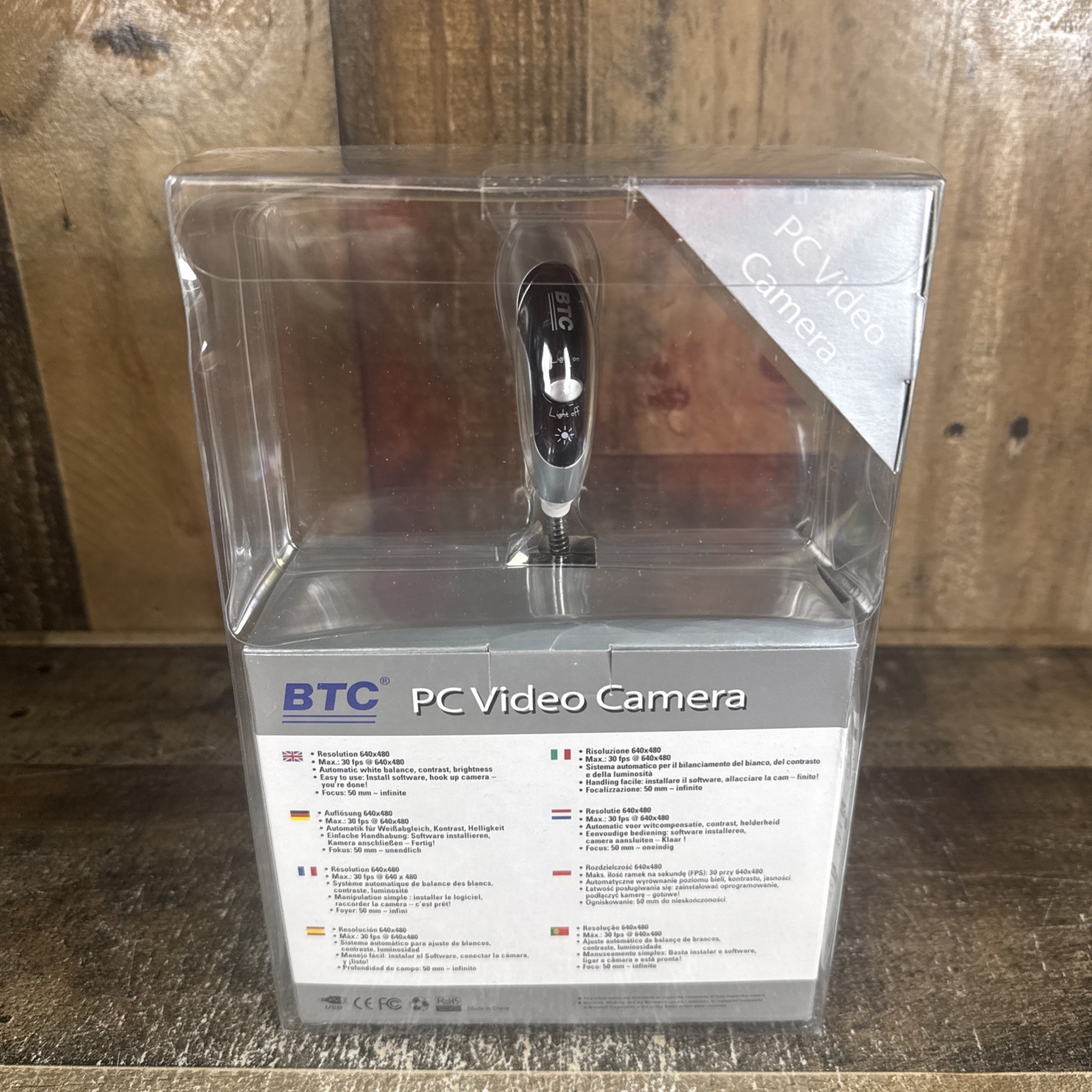 BTC PC Video Camera USB Flexible Bendable Gooseneck for Windows, Video & Sound