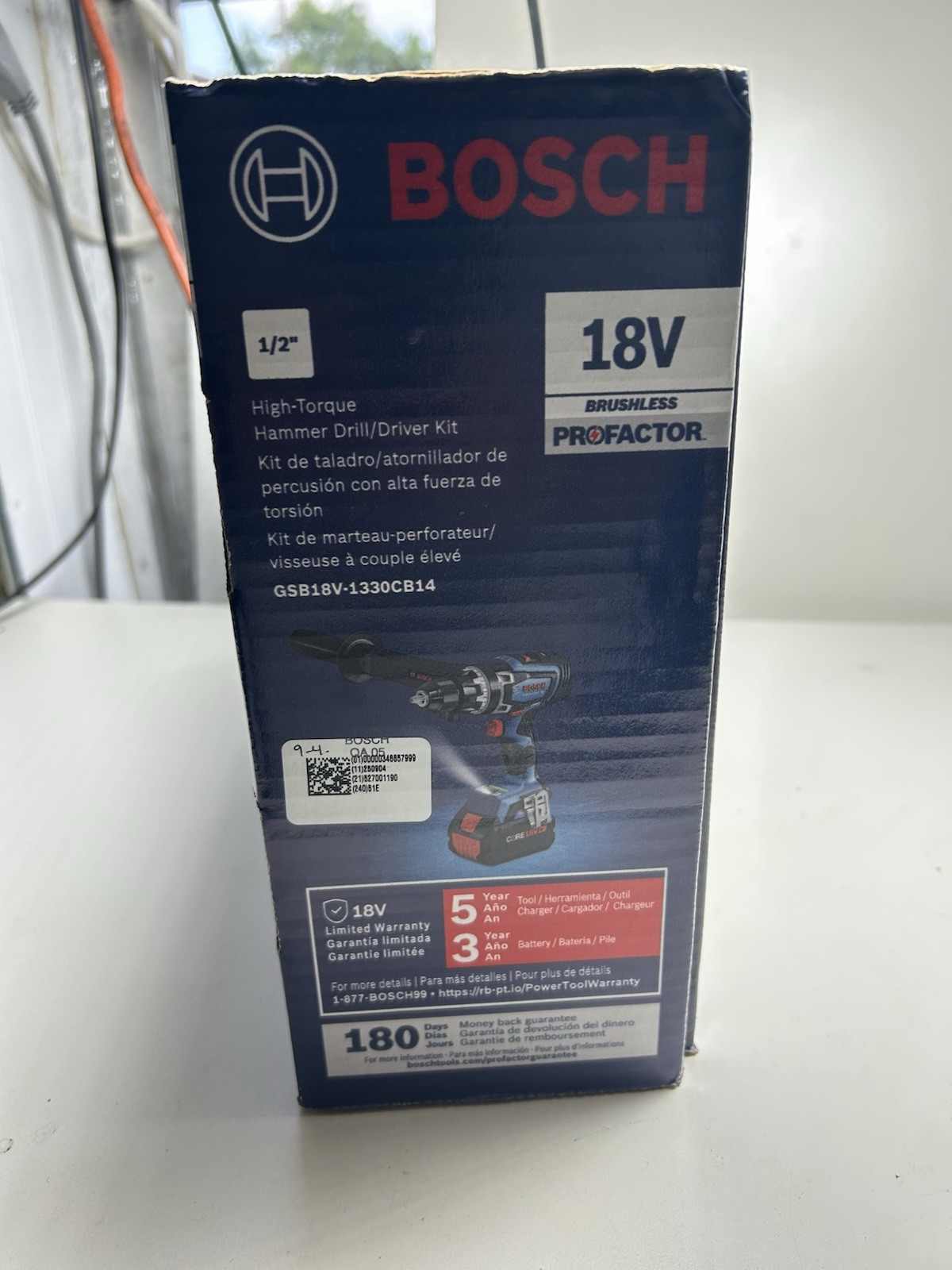 NEW Bosch PROFACTOR 18 Volt Cordless Connected Ready 1/2 Hammer Drill Kit