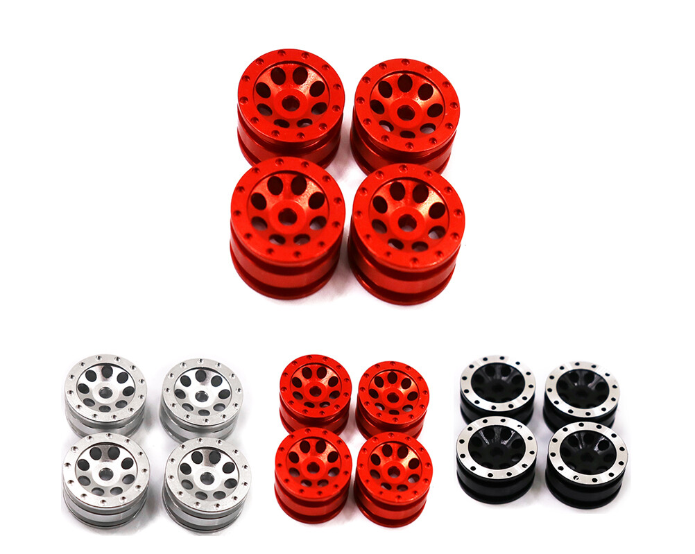 4P Alum. Wheel Rims for Rc car 1/35 1/32 Orlandoo Hunter OH35P01 OH32P02 OH32A02